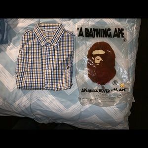Bape collar shirt